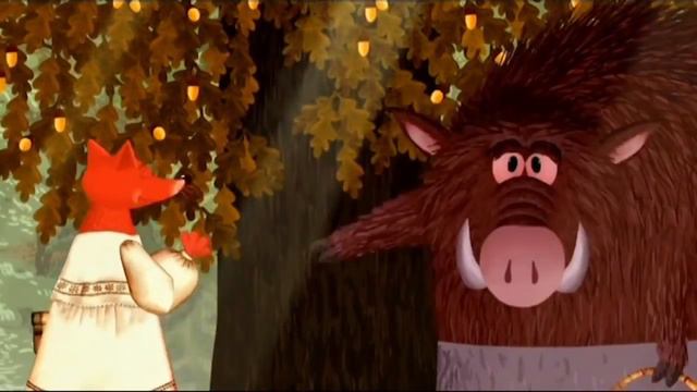 Гора самоцветов   Кот и Лиса The cat and the fox Русская сказка