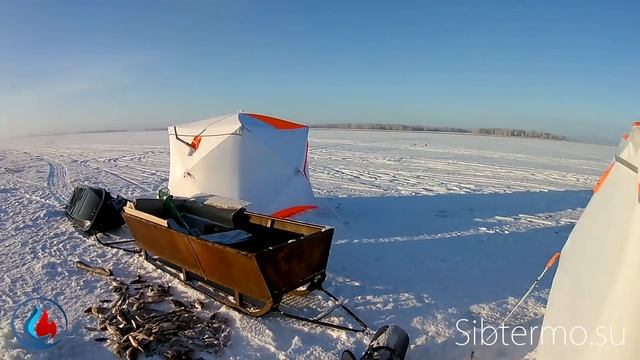??Зимняя рыбалка на озере Чаны!??