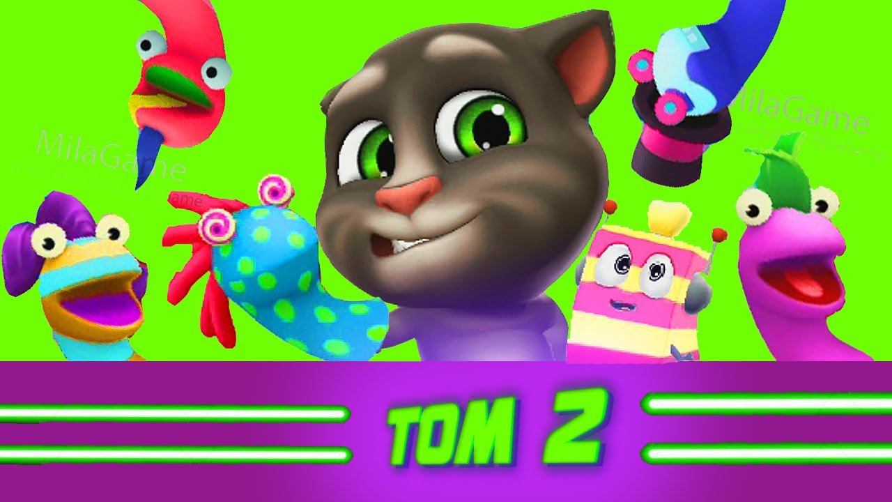 Мой Говорящий Том 2 #39 друзья Анджела Ухаживаем за питомцем #Том_2 #Том
