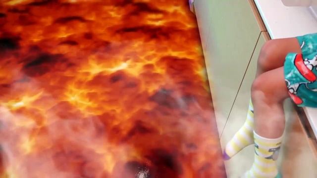 THE FLOOR IS LAVA CHALLENGE! ЛАВА ЧЕЛЛЕНДЖ! Family Fun Kids Pretend Playtime