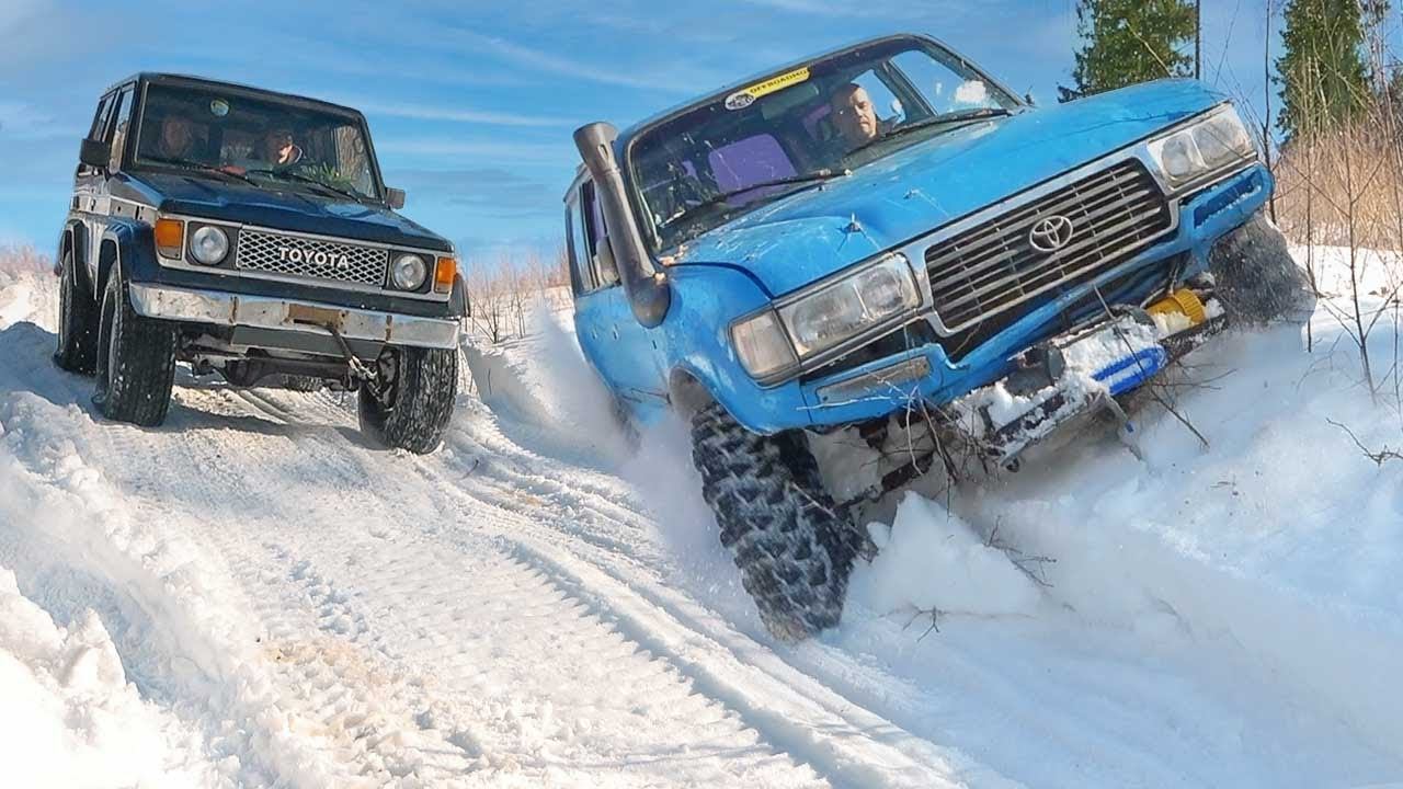 Что может старый Крузак против Нив Уаз Патриот Land Cruiser off road