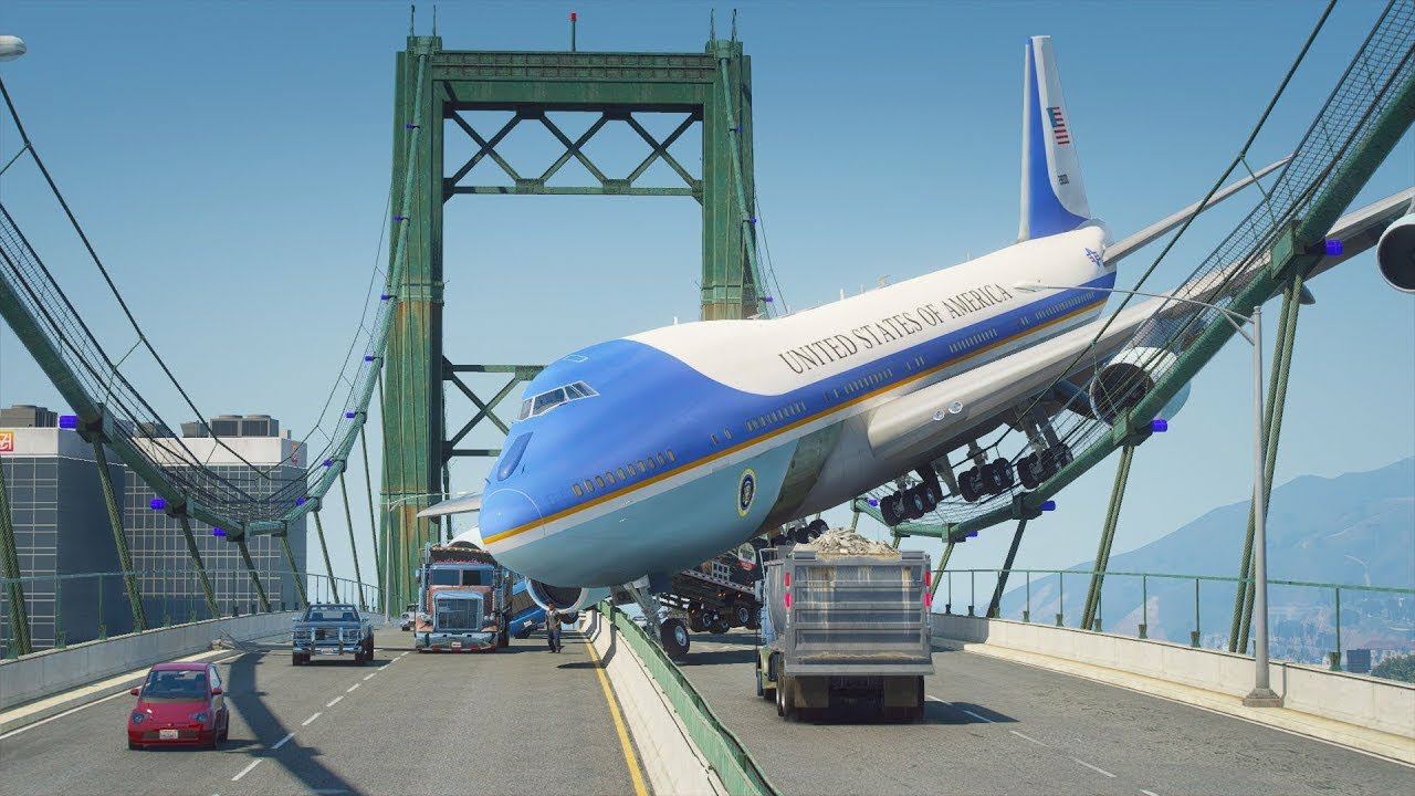 10 Жестких Посадок Огромных Самолетов -  AIRBUS A380, BOEING 747, Антонов АН 225