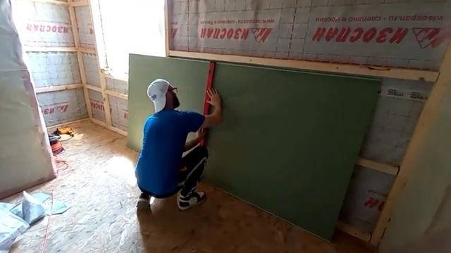 Монтаж гипсокартона в каркасном доме. Начинаем с мокрых помещений