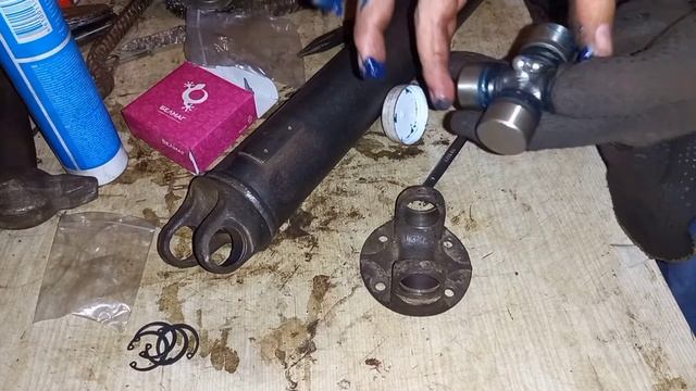 Замена крестовины кардана на НИВЕ...
