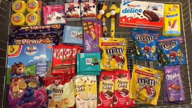 A Lot Of Candy 2018 NEW #118 ASMR / АСМР Видео M&M's Ritter Sport Алёнка Bounty Milka Alpen Gold