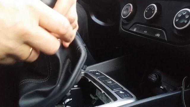 Подробная установка ручки на механическую коробку передач HYUNDAI Creta