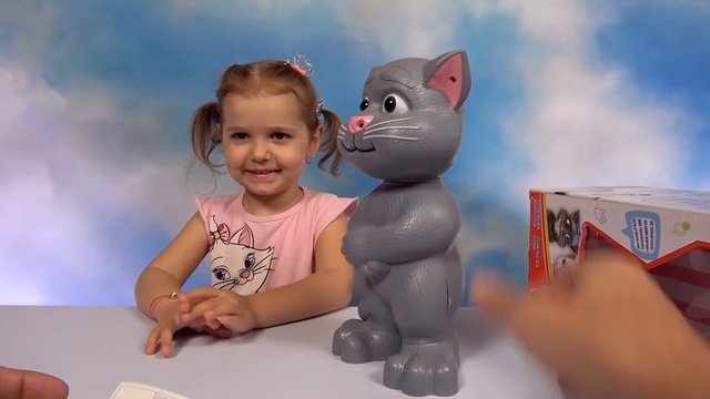 Кот Том говорящая интерактивная игрушка из компьютерной игры Tom Cat funny toy u