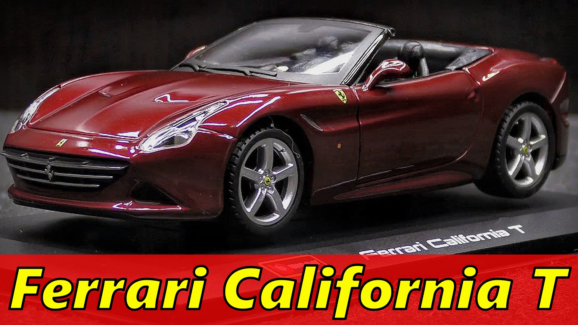 Ferrari California T Модель машины Масштаб 1:32 bburago Мини-копия автомобиля