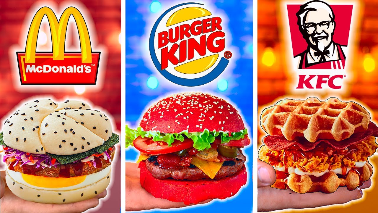 ПОВТОРИЛ САМЫЕ РЕДКИЕ БУРГЕРЫ В МИРЕ ИЗ McDonald’s Burger King KFC