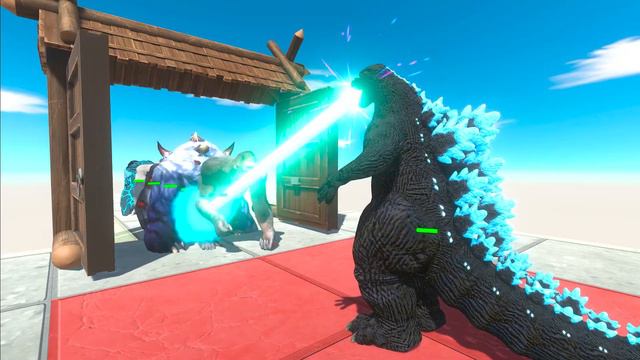 Who Defeats the Growing Godzilla - Animal Revolt Battle Simulator