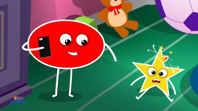 Five Little Shapes | Shapes Song | Learn Shapes | Preschool Videos For Kids | Nursery Rhymes