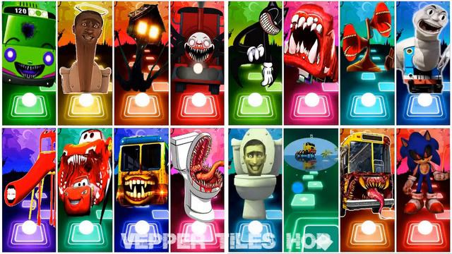 EXTRA SLIDE 🆚 SIRENHEAD 🆚 SKIBIDI TOILET 🆚 ODDBODS 🆚 BUS EATER 🆚 THOMAS EXE 🆚 Tiles Hop EDM Rush 🔥