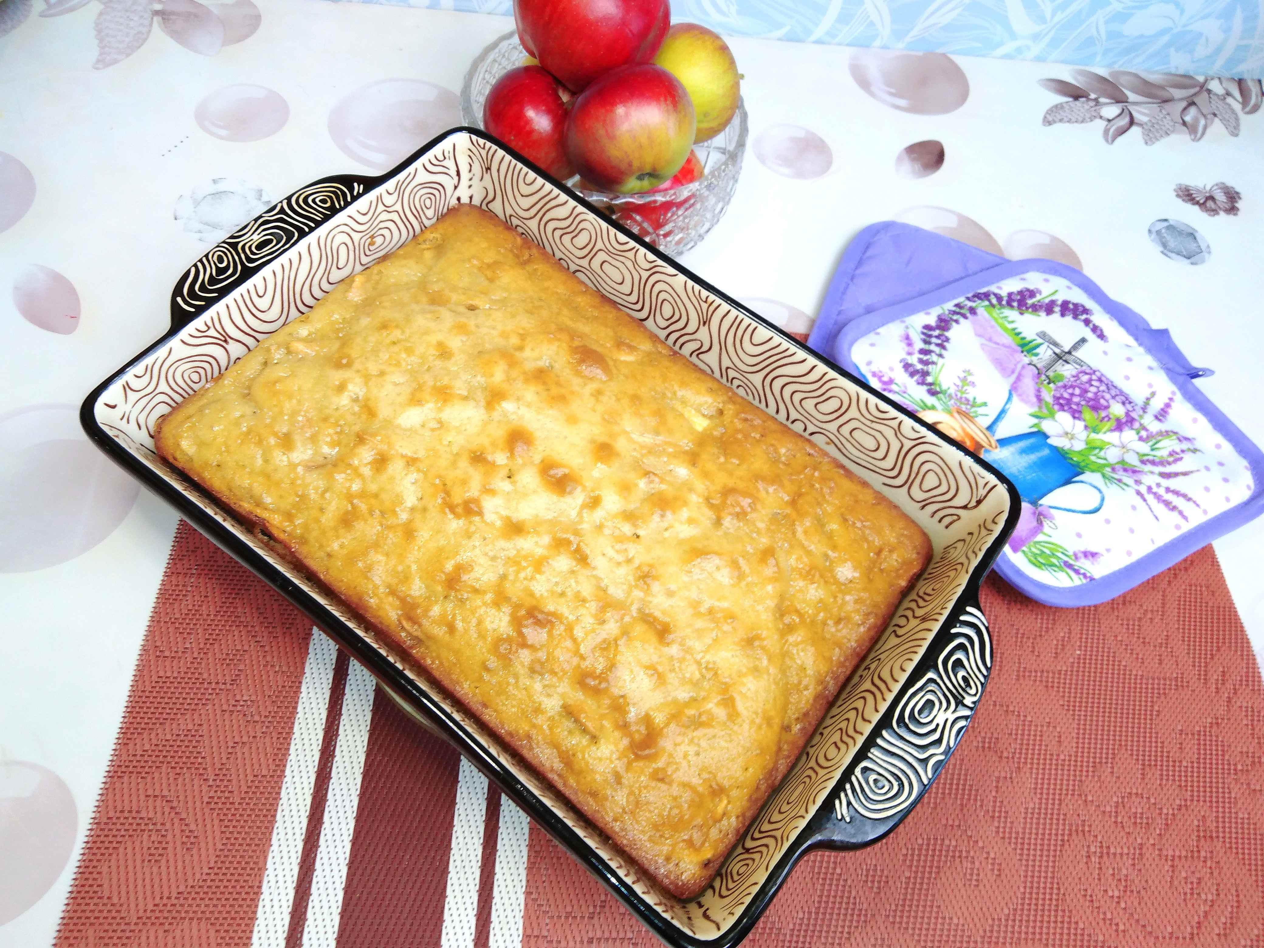 Яблочный пирог-тающий во рту!!Готовится за 5 минут + Выпечка,вкусно и просто!!!