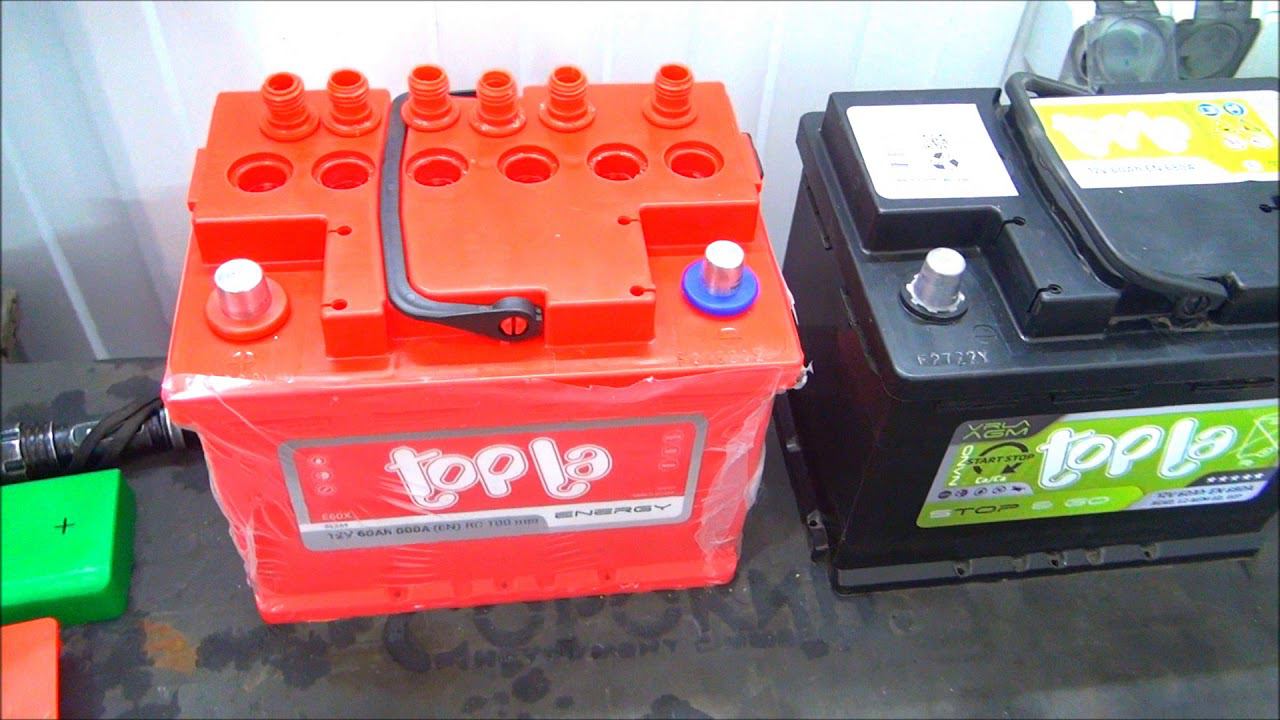 Аккумулятор Topla Energy vs Topla AGM Stop&Go (знакомство и первые измерения) Часть 1