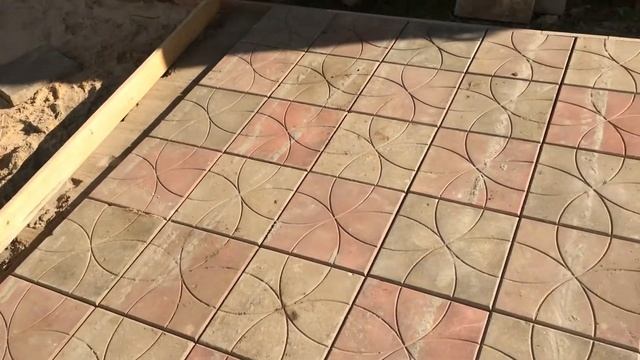 Укладка тротуарной плитки. Своими руками