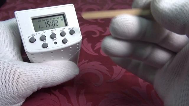 Как настроить цифровой таймер REV 67073