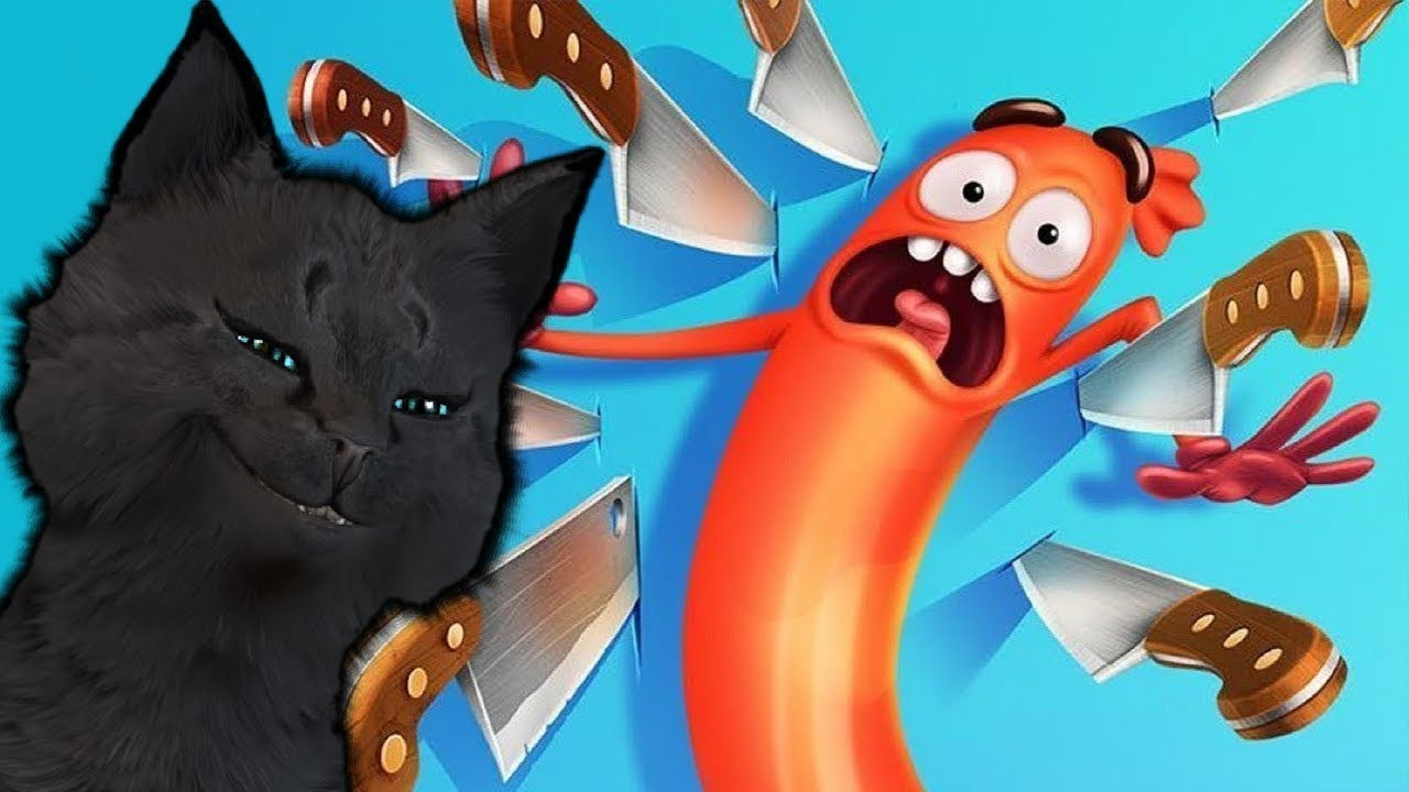 БЕГИ, СОСИСКА, БЕГИ! ГОВОРЯЩИЙ СУПЕР КОТ ( ИГРА для ДЕТЕЙ ) Run Sausage Run