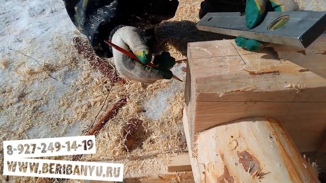 Сруб в ЛАПУ от А до Я - Весь Процесс Рубки # Делаем баню 6х4 Своими Руками!!!