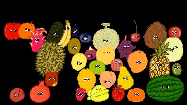 Fruit Collection -  Fruit Song, Find the Fruit - The Kids' Picture Show (Learning Video)