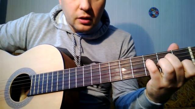 Самая простая мелодия на гитаре Урок