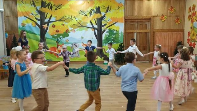 Осенний хоровод в подготовительной группе | На горе-то калина