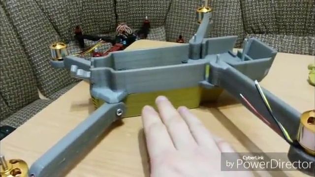 Собираем квадрокоптер DJA Mavic 3D printed из F450 : часть#1