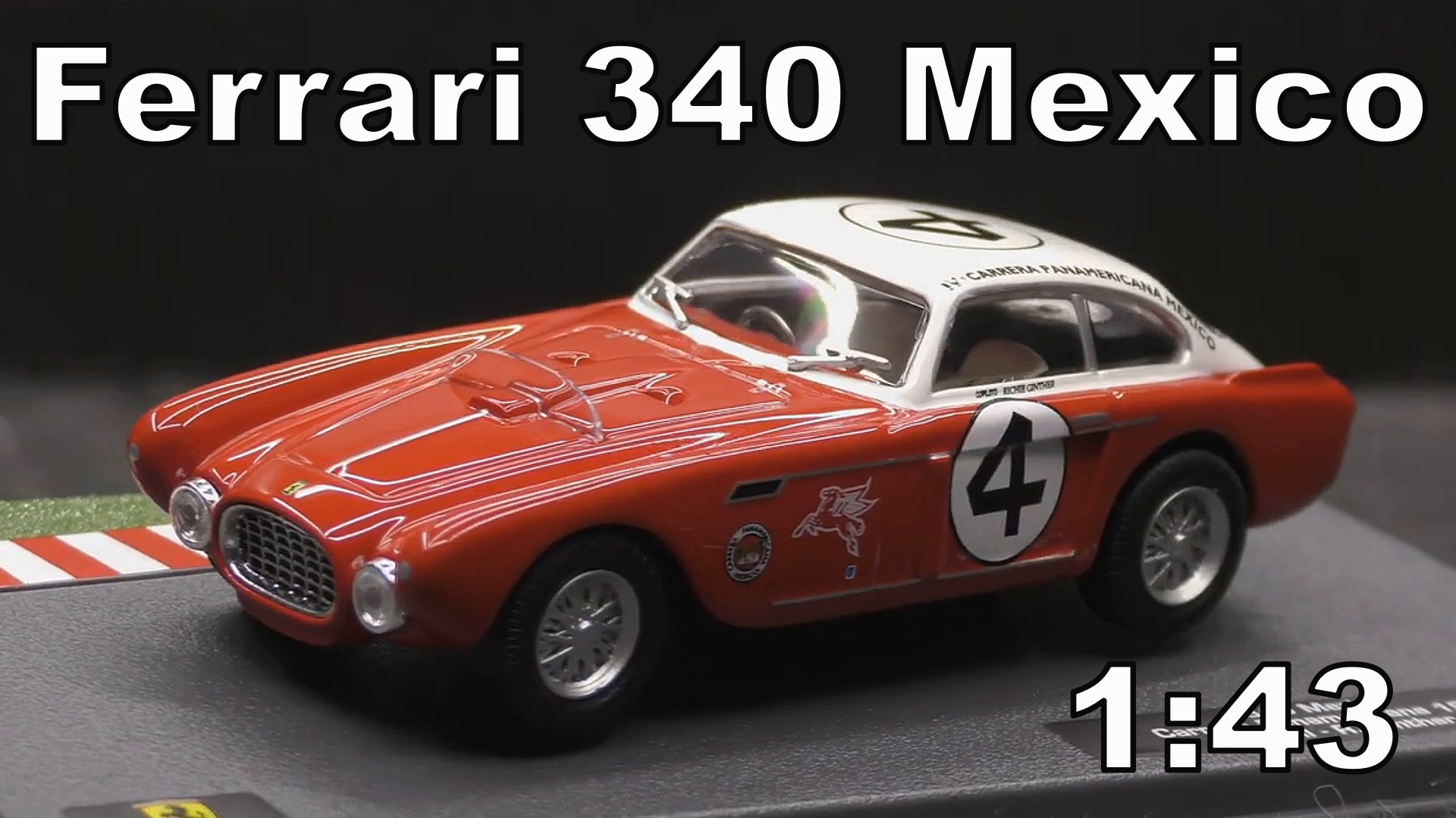 Ferrari 340 Mexico / Масштаб 1:43 / Centauria 1953 / Гоночная модель автомобиля