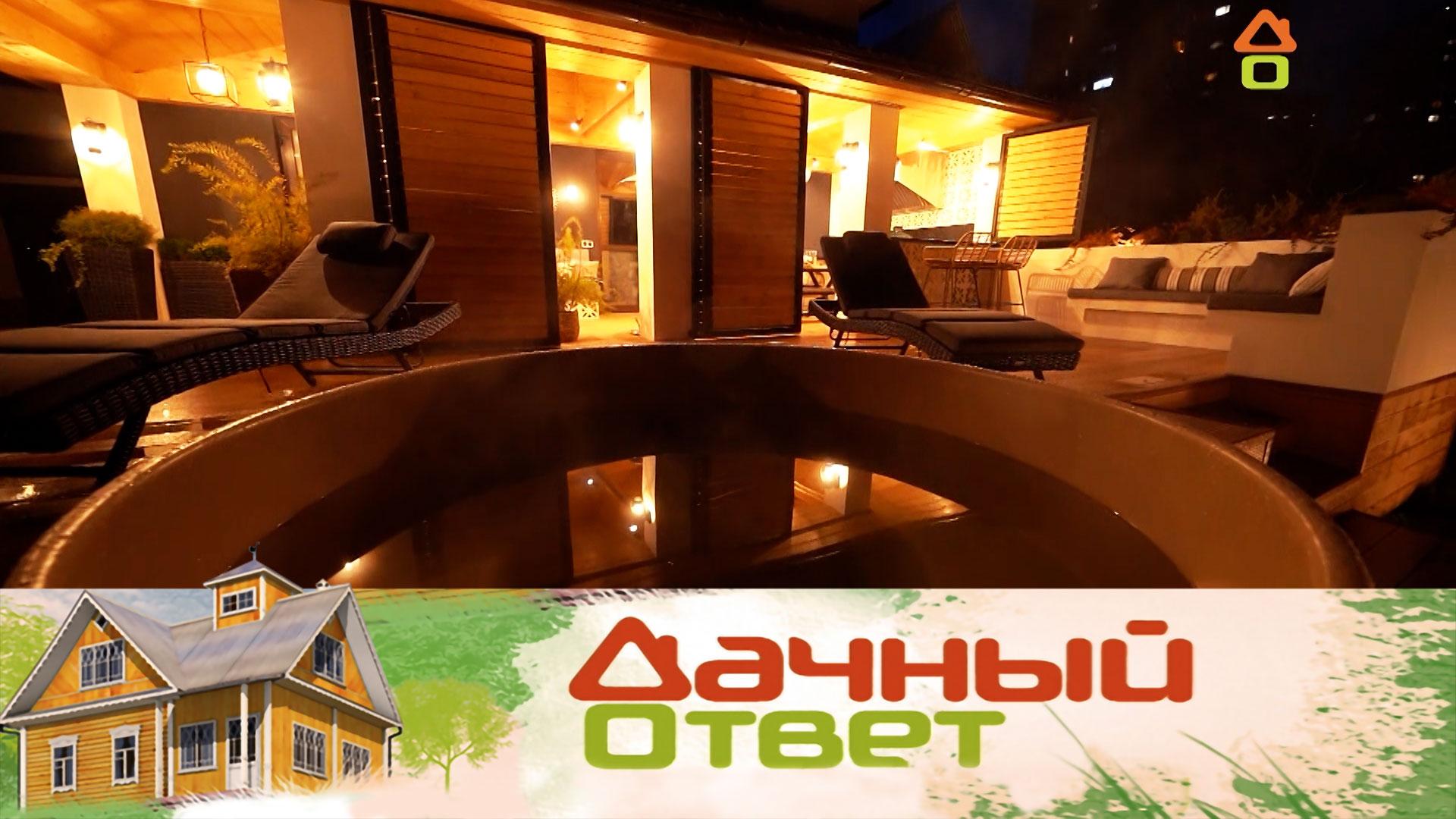 Патио для релакса с зоной для готовки | «Дачный ответ»