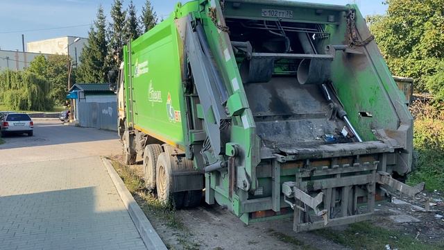 #мусоровоз #trashtruck #техника #мусор #контейнер #trash #truck