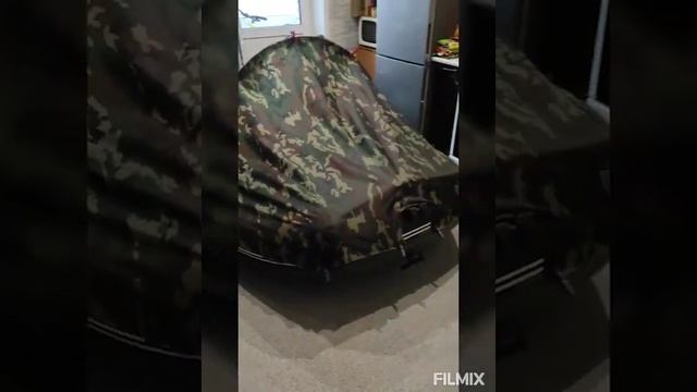Носовой тент на лодку пвх своими руками, быстро и качественно.