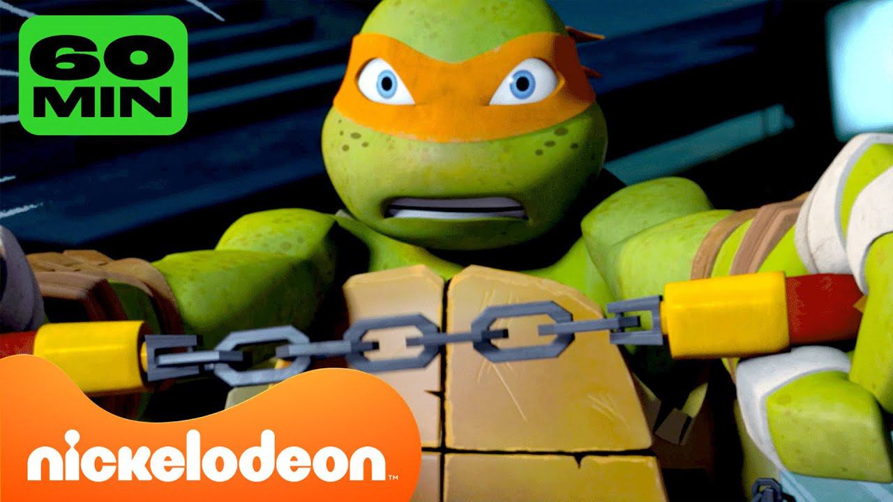 Черепашки-ниндзя | 60 МИНУТ пранков и битв Майки! | Nickelodeon Cyrillic