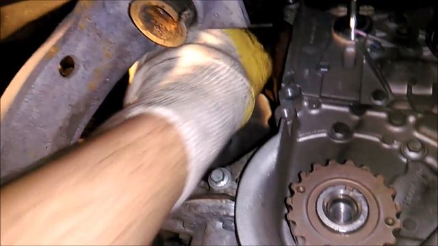 ЗАМЕНА РЕМНЯ ГРМ 1.6 16v К4М. ЗАМЕНА ГРМ И ПОМПЫ РЕНО - RENAULT. КАК ПРАВИЛЬНО ВЫСТАВИТЬ МЕТКИ ГРМ.