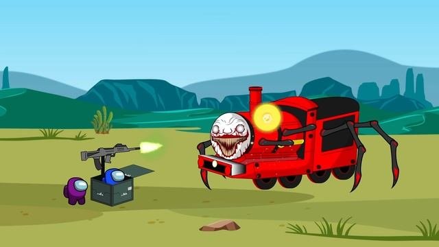 Among Us COLLECTION vs Train Eater, Thomas Exe, Choo Choo Charles, Smile Room - Among Us Animation