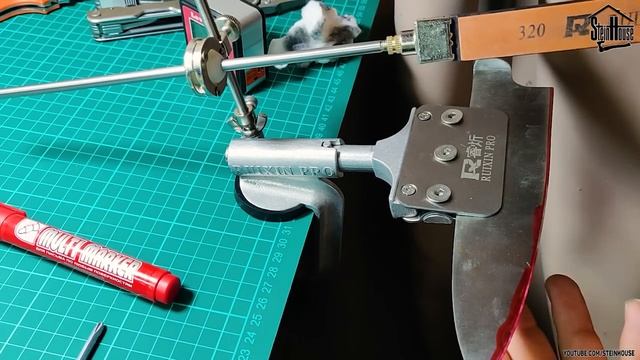 Как заточить нож новичку, точилка для ножей Ruixin Pro RX-008 - Заточка на камнях, без доработок
