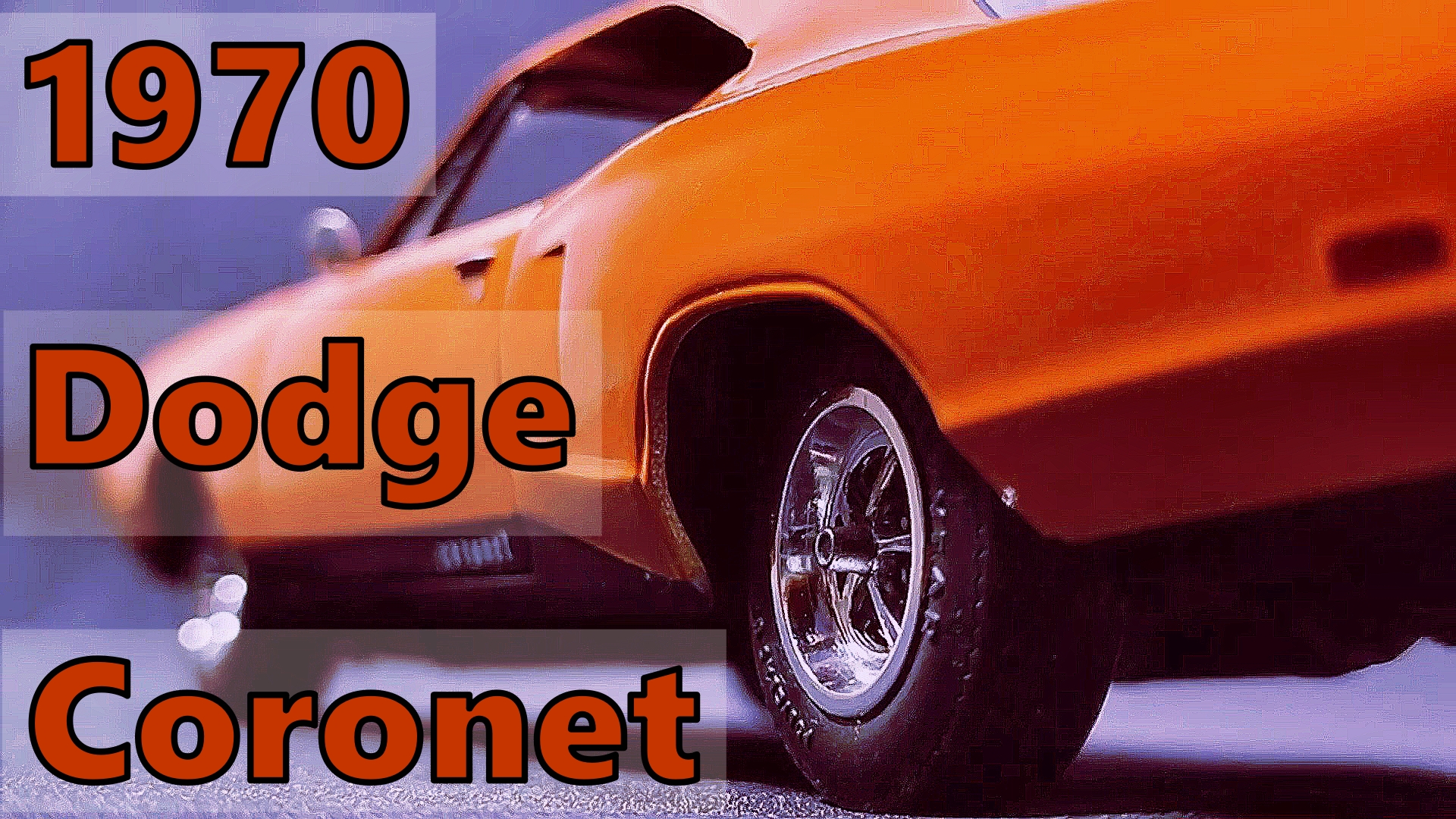 Dodge Coronet Модель машины 1970 Масштаб 1:25 Тюнинг автомобиля