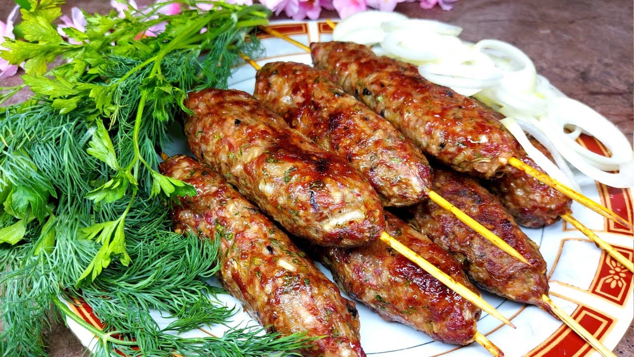 Готовлю Люля-Кебаб в духовке. Сочный, ароматный и очень вкусный. Легкий рецепт.