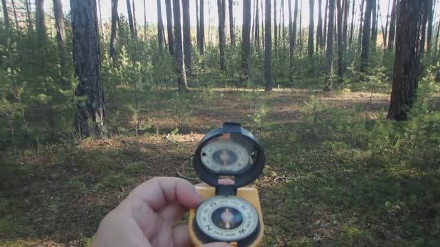 Ориентирование в лесу. Компас - кратко, просто и понятно.
