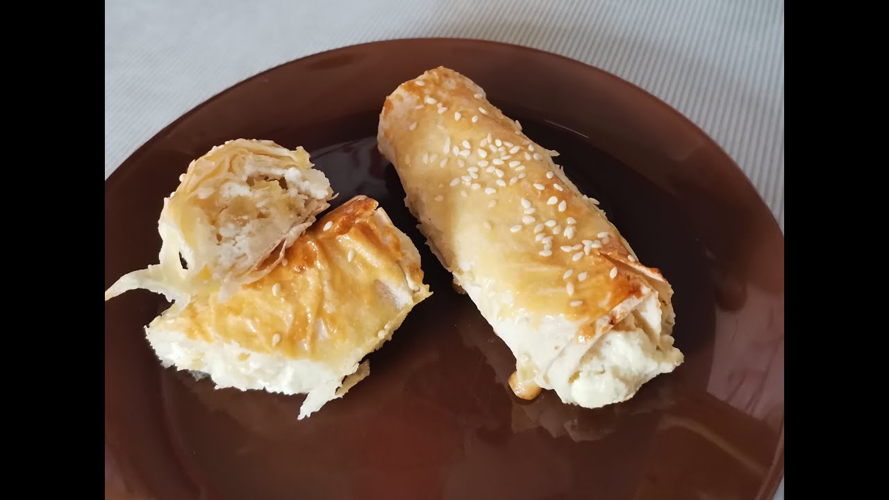 ЗАВТРАК ДЛЯ МАМЫ! Трубочки из лаваша с творогом и бананом. Творожные трубочки. Рецепты из лаваша.