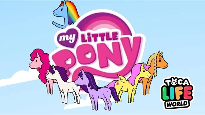My Little Pony в ТОКА БОКА | ДРУЖБА ЭТО ЧУДО | Toca Boca Worldd