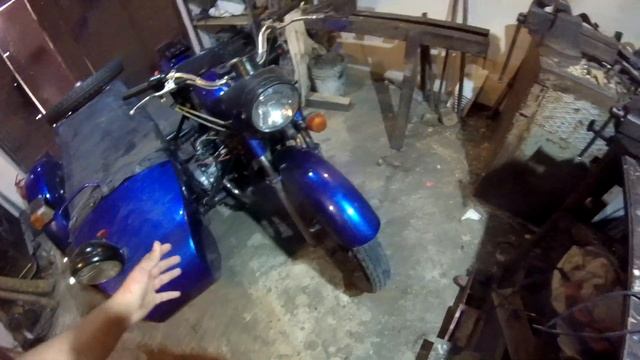 Мотоцикл Урал чихает