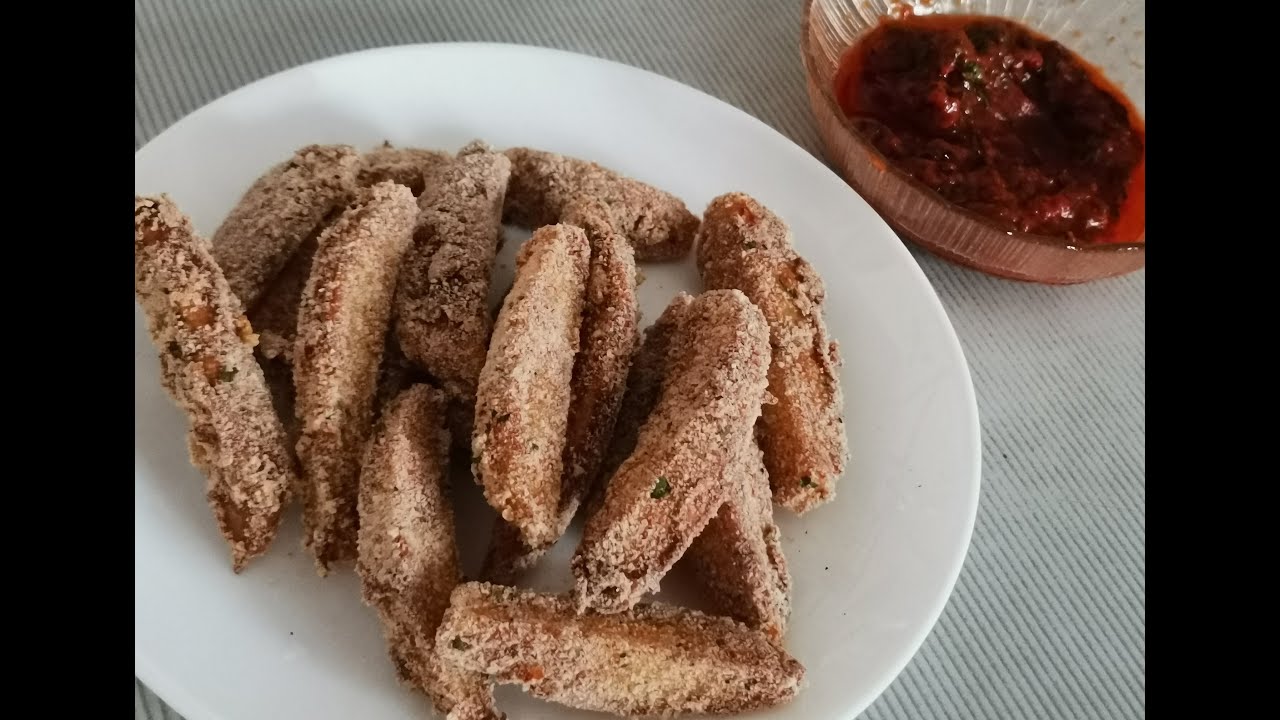КАРТОФЕЛЬ В ПАНИРОВКЕ ПО НОВОМУ! Картофель с томатным соусом! Картофель запечённый в духовке.