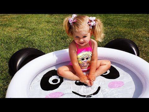 ✿ БАССЕЙН ПАНДА с Сюрпризами ПОНИ и Киндер Сюрприз surprise eggs unboxing toys