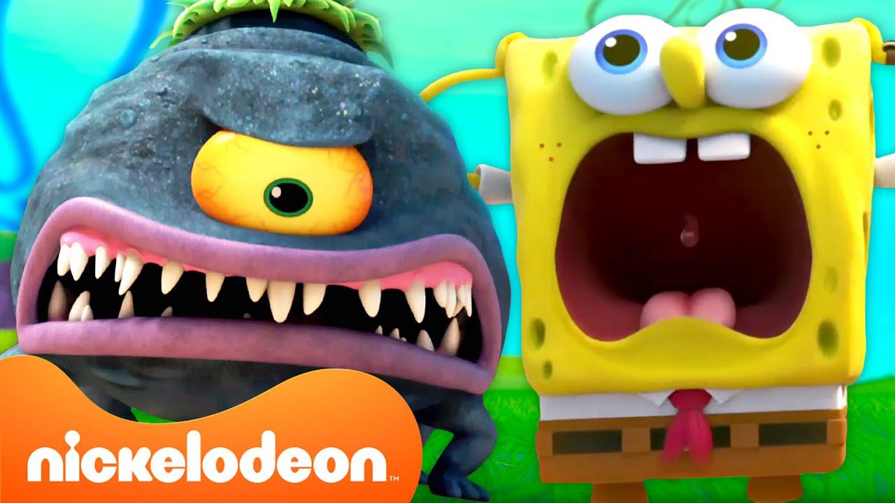 Камп Корал | На Губку Боба нападают 45 минут ПОДРЯД | Nickelodeon Cyrillic