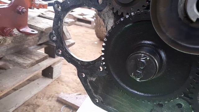 Выставляю метки шестерен ГРМ двигатель Д-21 трактор Т25