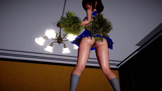 【MMD艦これ】電ちゃんでポンポンダンス【チアガール】