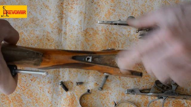 Как снять приклад ТОЗ-34