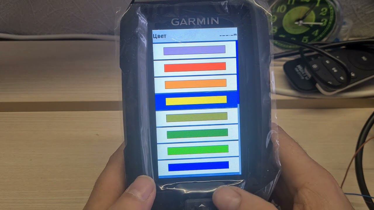 Эхолот Garmin Striker ViVid 4cv GT20 настройка карты