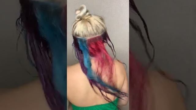 Скрытое цветное окрашивание в домашних условиях