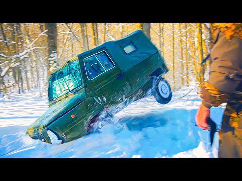 ЖЕСТОКОЕ ИСПЫТАНИЕ - ЛУАЗ против ГЕЛИКА , TOYOTA PRADO и NISSAN PATROL на БЕЗДОРОЖЬЕ!