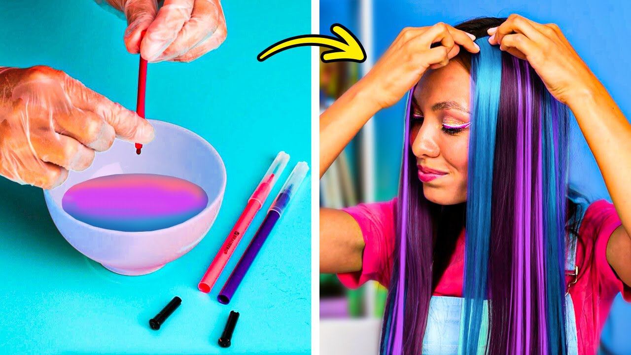 DIY радужные девчачьи хитрости, которые вам понравятся!